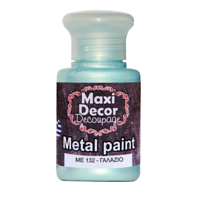 Ακρυλικό Μεταλλικό Χρώμα 60ml Maxi Decor Γαλάζιο ΜE132_ME132060